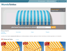 Tablet Screenshot of mundotoldos.com